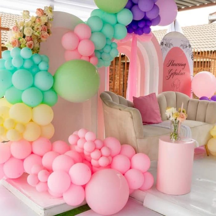 Pastel Balloon Baby Shower